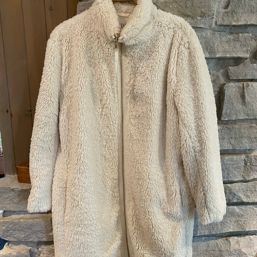 GAP Cream Teddy Jacket